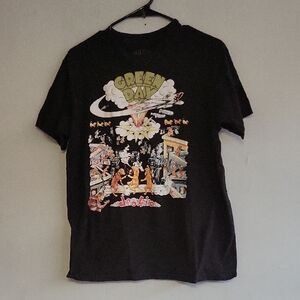 Men's medium Green Day Dookie graphic t-shirt tee black vintage-look grunge